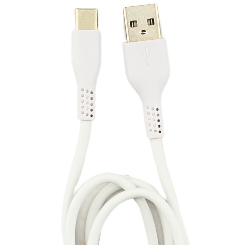 Vit C3 1m dataladdningskabel med USB-C