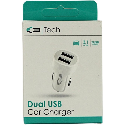 C3 Tech с USB-портом автомобильное зарядное устройство