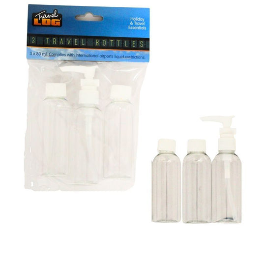 Reisipudelite komplekt 3tk - 80ml